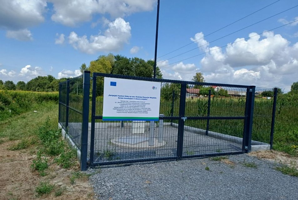 Przepompownia na sieci kanalizacyjnej w Rudzie.