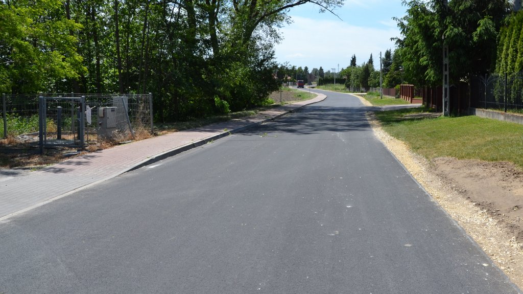 Ulica Rolna w Radomyślu Wlk. po przebudowie.